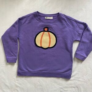 Vibrant Purple Kids Pumpkin Hoodie